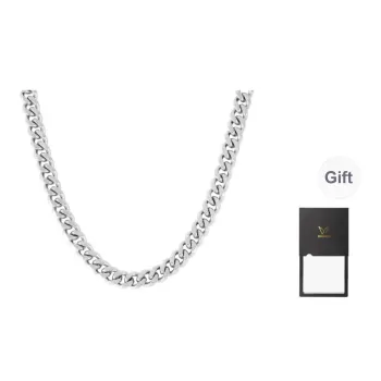 VEIDOORN Titanium Steel Cuban Necklace Unisex
