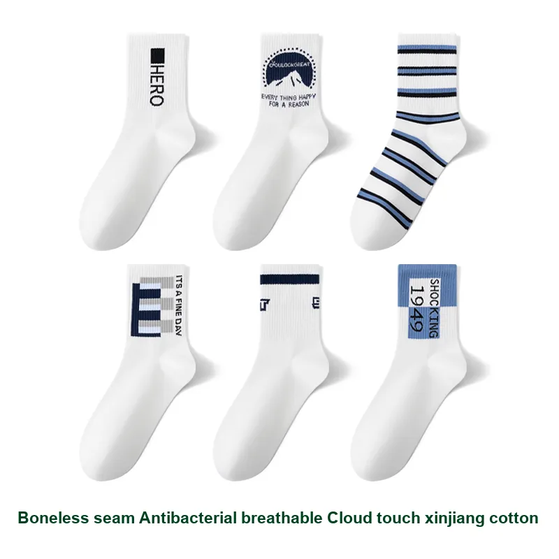Montagut Mid Calf Socks Men's 5 Pack-9