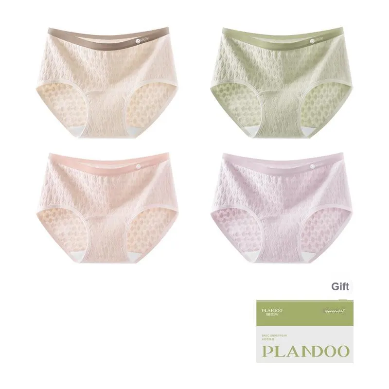 PLANDOO Underpants Women's Shopping Bag 4 Pack-6