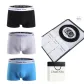 [9053 Genuine Leather Belt]+100% cotton[Black+White+Light Blue]Box 3 Pack