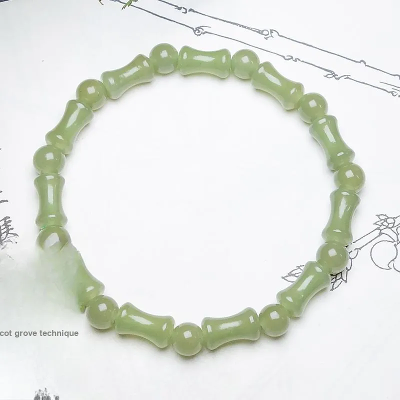 YUYIHUAN Hetian Jade Bracelets Green Jade Unisex-1