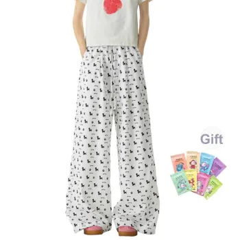 ABCNF Casual Pants Unisex White Comes With Perfume