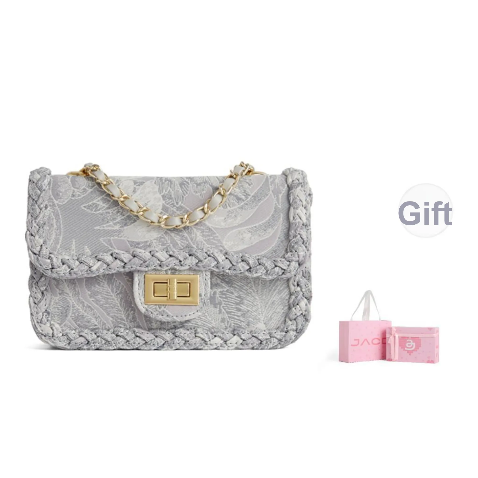 JACD Woolen Underarm Shoulder Bag Medium Size Women's Multicolor
