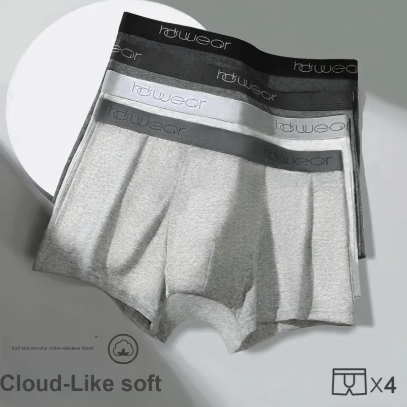 Red Bean Underpants Men's 4 Pack-2