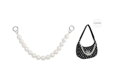 Kim Yeon-sha German Velvet Metal Bag Accessory Liner Women's Black Silver