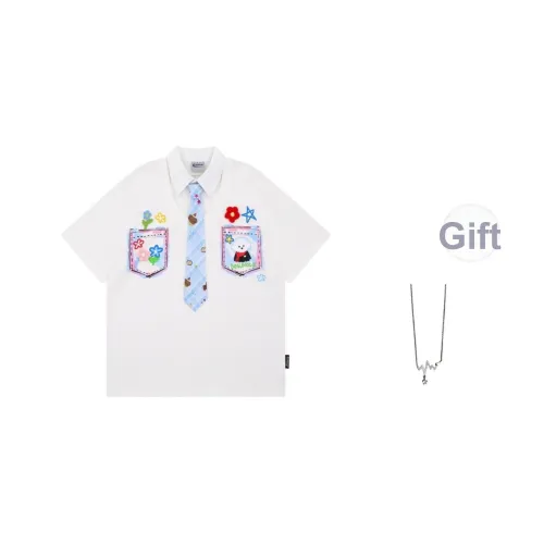 Giyu Белый Включает Ожерелье Женские T Рубашки