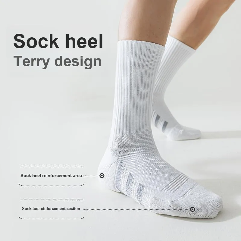 JIAZINI Basketball Socks Men's 4 Pack-13