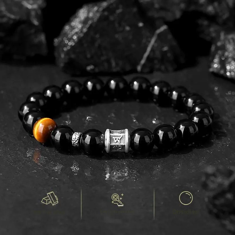 Royal Heaven's Choice Obsidian Bracelets Unisex-1