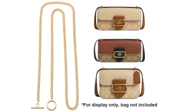 Ingenuity Handmade Pure Copper Metal Bag Straps Women's Gold-Tone