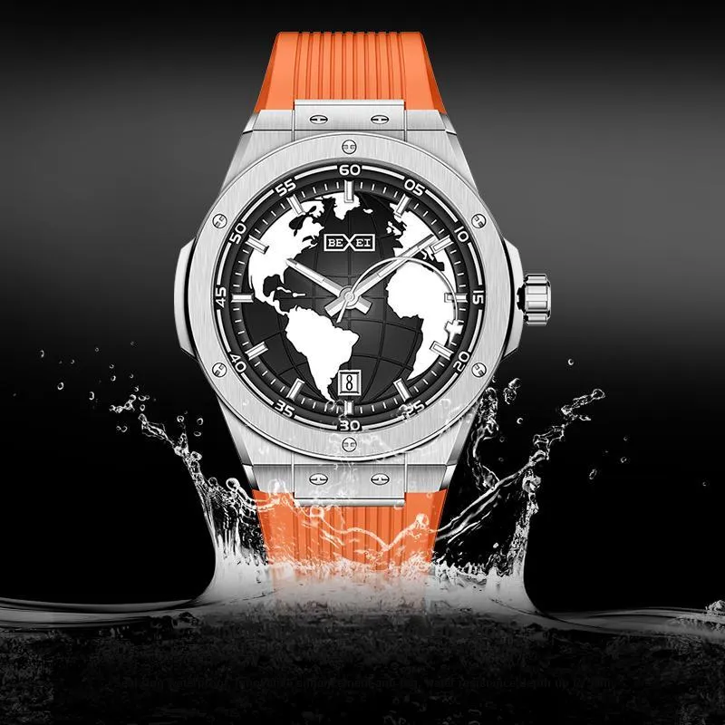 BEXEI J 20 Collection Automatic Mechanical Movement Watch Men's Watches Black Dial-29