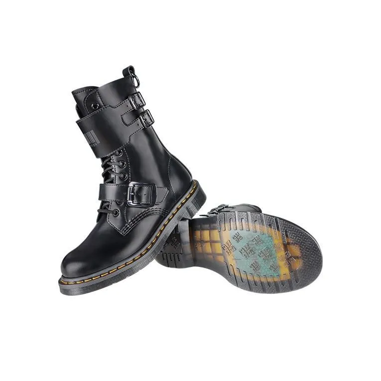 BEFFON Martin Boots Women's Gothic Black-2