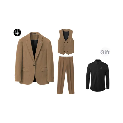 Maserati Бизнес Костюм Unisex Коричневый