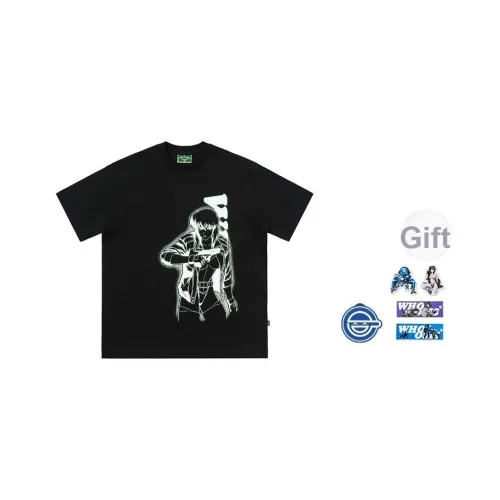 WHOOSIS X Ghost in The Shell Collaboration T-Shirt Унисекс