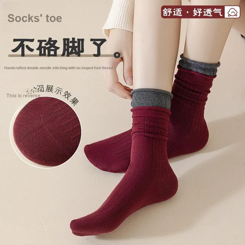 KJ Mid Calf Socks Women's 2/3 Pack-27