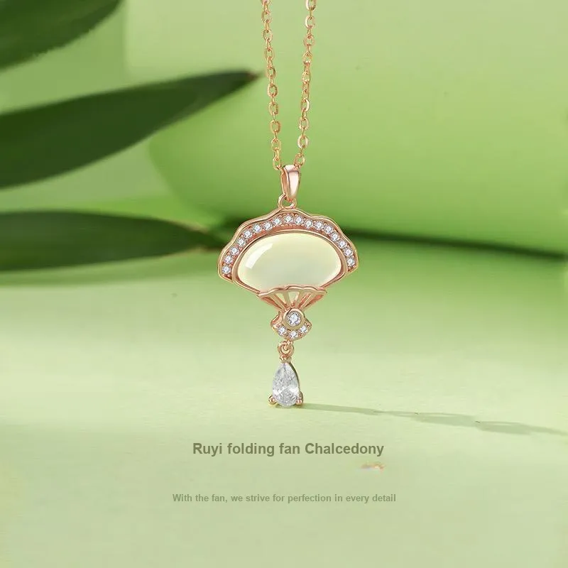 YANFEI Chalcedony Necklaces Women's-1