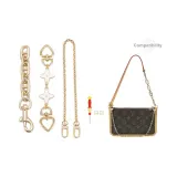 Smaller Bag Underarm Modified Set[Pig Nose 12cm+White Four-Leaf Clover Extender Chain+Decorative Chain 40cm]with Free Modified Accessories
