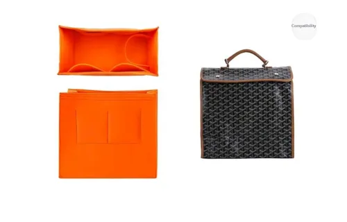 Lan Bao Fan Wool Felt Liner Accessories Tidy Storage & Classification Unisex Orange
