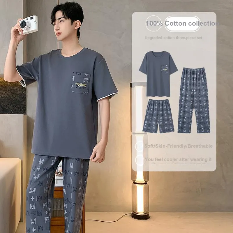 GOSO Pajama Set Men's Slate Gray-4