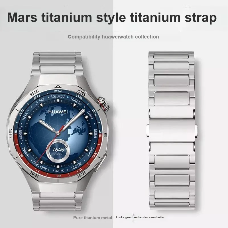 CHUANGYIDA Huawei Compatibility Watch Band 150~250mm Titanium Material-1