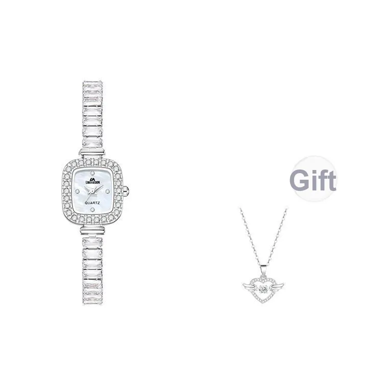 LIBER AEDON Кварцевый механизм Жемчужная раковина Цвет циферблата Женские часы Коробка признания в любви