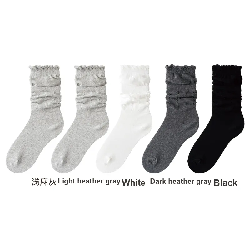 H YXIANG Mid Calf Socks Women's Combo Set-23