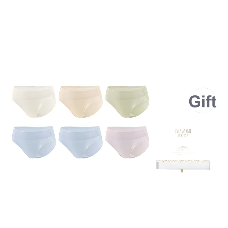 XIA.WA.ZHI.XIU Underpants Women's Shopping Bag 6 Pack-5
