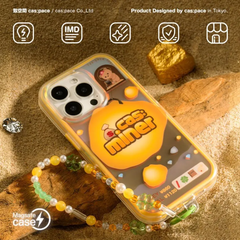 Shell Space TPU Material Original Casminer Magnetic Phone Cases Compatibility Apple 16/15/14 Pro Max Minimalist Trend-3