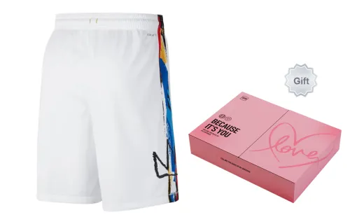 Nike X NBA Basketball Shorts Men Gift Box Sets White