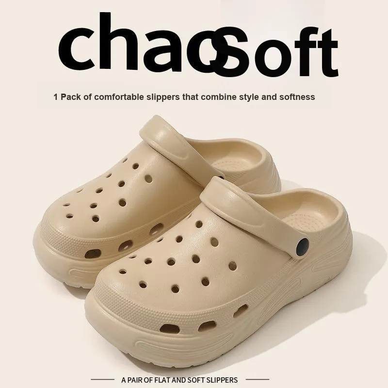 Foot Recreation Slippers Minimalist Style Fashion Versatile Breathable Squashy And Bouncy Feeling-11