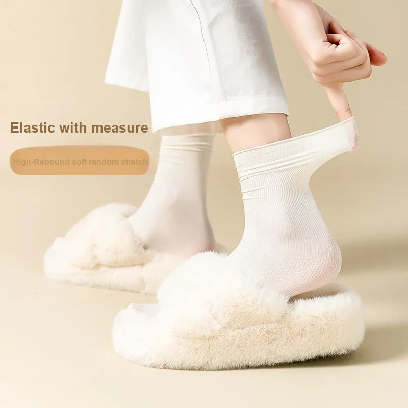 MIIOW Mid Calf Socks Women's 10 Pack-3