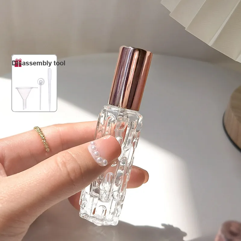 JIANYINGSHU Perfume Refill Bottles High End Portable 10ml Sample Glass Press Spray Bottle Empty Refill Tool-20