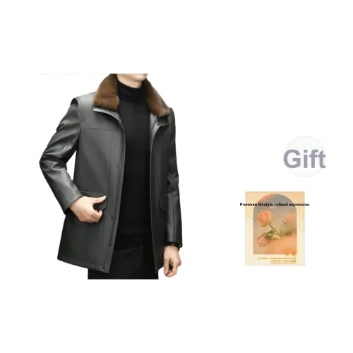 UZXJ Унисекс Кожаные куртки