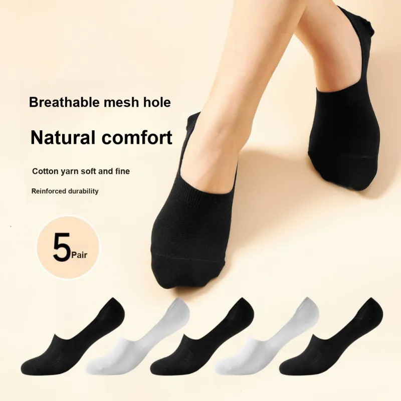 GOSO No Show Socks Women's 5 Pack-1