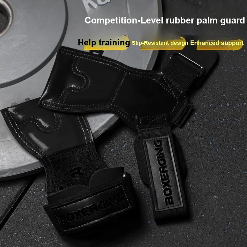 BOXERGING Weightlifting Belts / Gym Gloves Palm Protection-17
