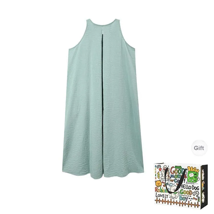 HAPG Sleeveless Dress Women's Green-1