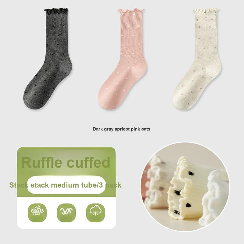 KJ Mid Calf Socks Women's Box 3 Pack-8