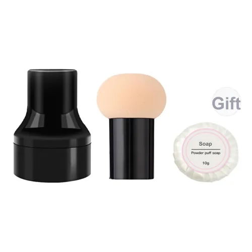 JIANYINGSHU Little Гриб Круглый носок Макияж Губка Легко наносится и не создает эффекта маски