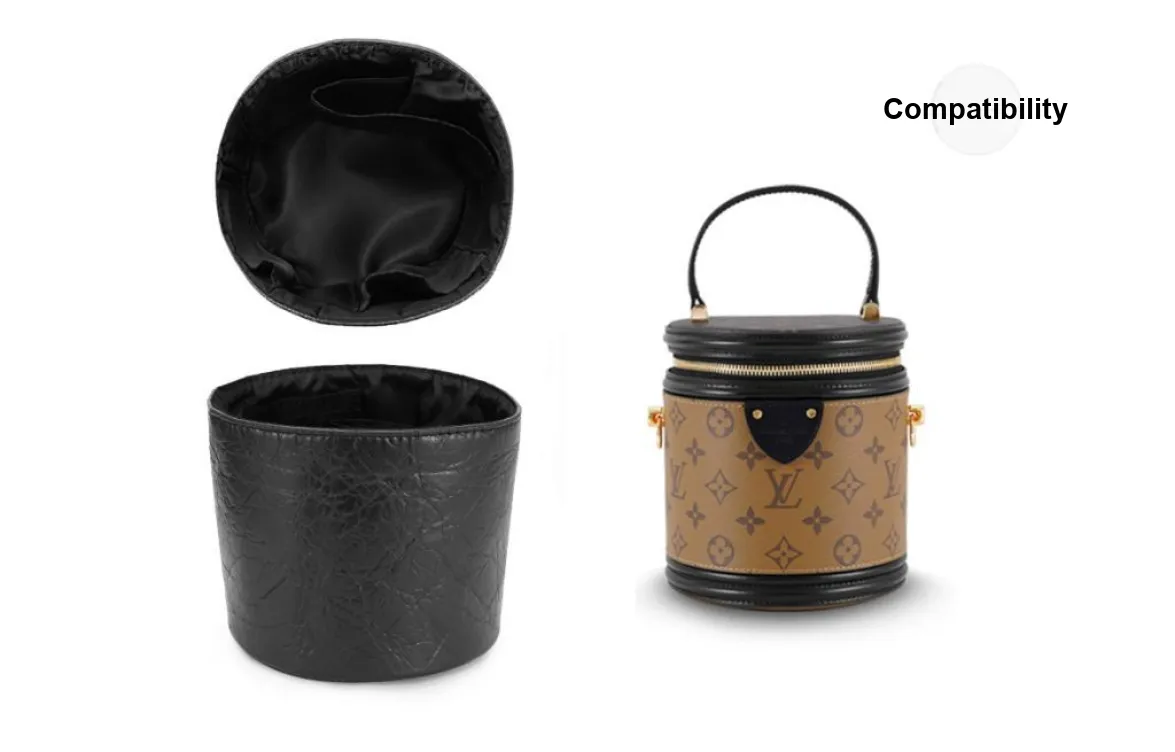 Lan Bao Fan DuPont Paper, Original Velvet Texture Bag Accessory Bag Insert Women's Black