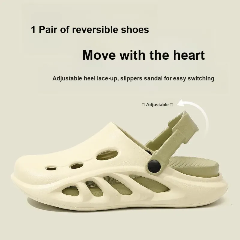 Foot Recreation Clogs Summer Casual Indoor Outdoor Reversible Slippers-15