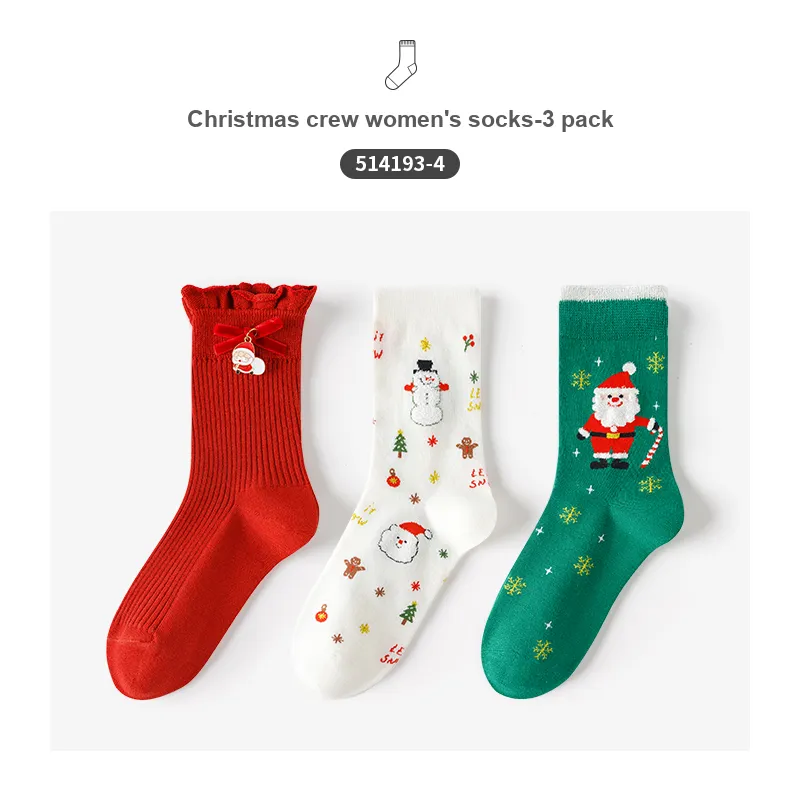 Caramella Mid Calf Socks Women's 3 Pack-13