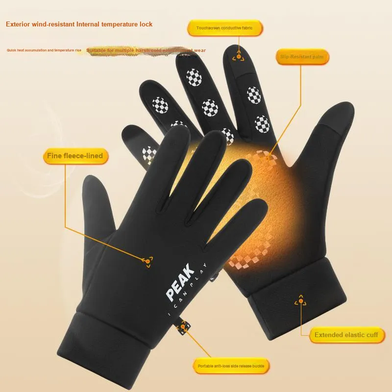 PEAK Polyester Cycling Gloves Unisex-2