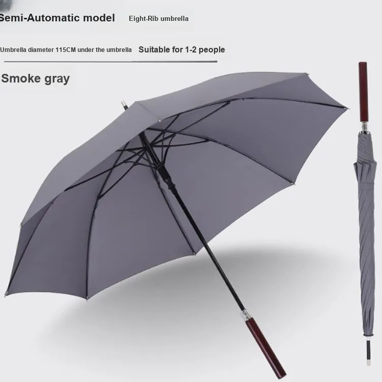 NingYi Golf Umbrella Long Handle Thickened Rainproof Large Umbrella-5