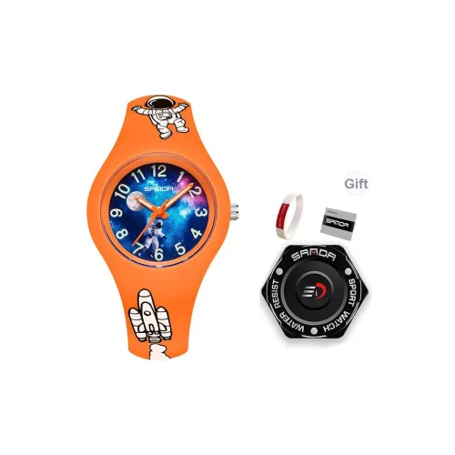 Sanda Кварцевый Movement Детские часы 31 мм Синий