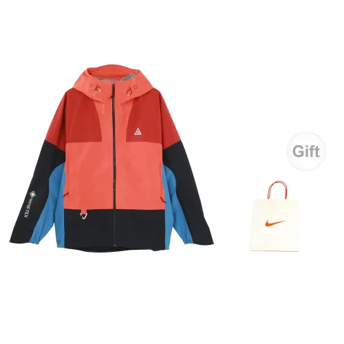 Nike ACG STORM-FIT ADV Windbreaker Jackets Men Lantern Grass Orange+Gift Bag