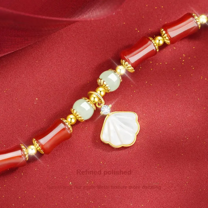Andaozi Bracelets Pale Greenish White Jade Women's-2