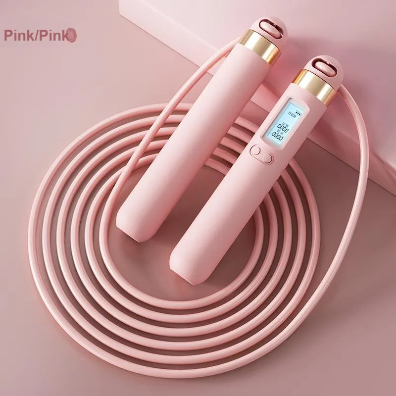 YIBUDA Fitness Training Smart Counting Jump Ropes Adults PVC+Steel Wire Rope, Rubber+ABS Controller-1