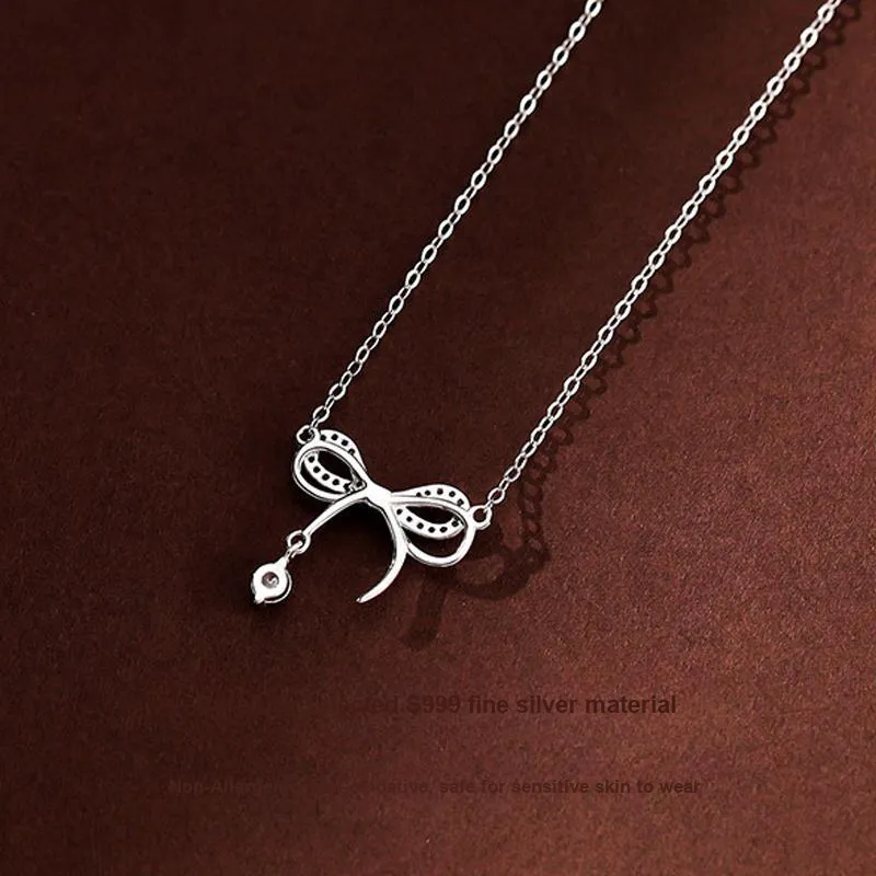 MISS TOOYA S999 Fine Silver Necklaces Women's-2