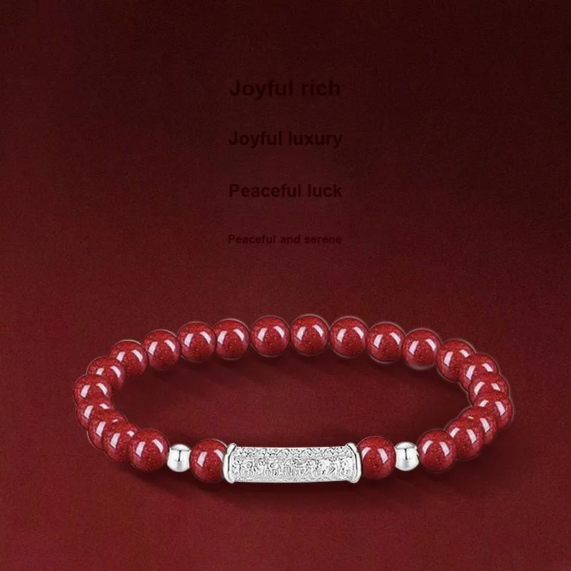 Baozhi Cinnabar Bracelets Unisex-1