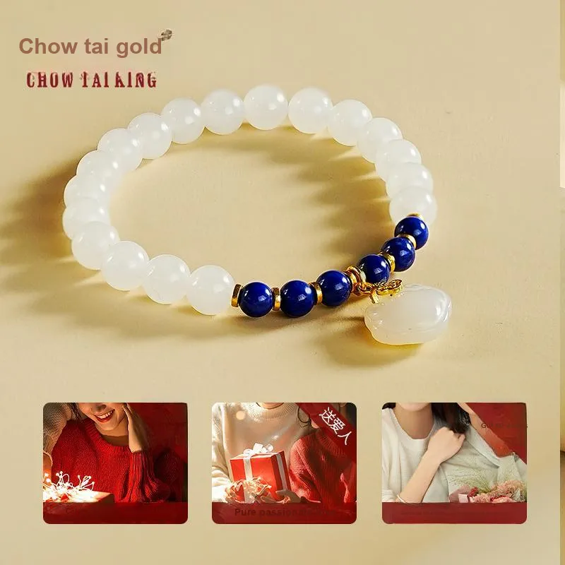 CHOW TAI KING Agate Jade Bracelets Women's-4