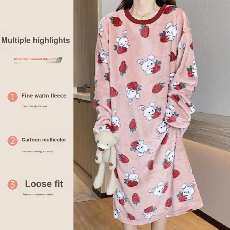 Yalu Women's Nightgowns-12